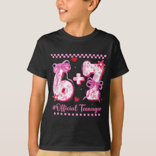 T-shirt Adolescent de 13 ans drôle six sept coquette