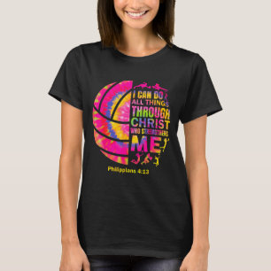 T-shirt Adolescent Volleyball Drôle Chrétien Christ Cravat
