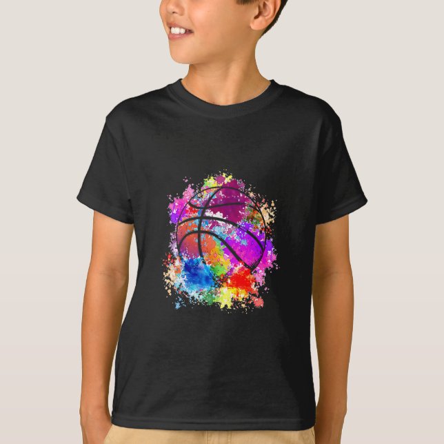 T-shirt Adolescentes Filles Ados Femmes Sketll Dunking  (Devant)
