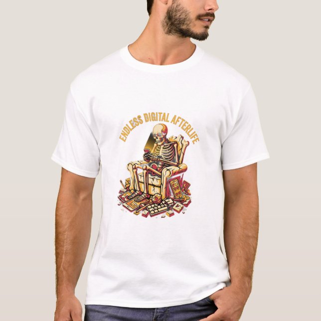 T-shirt ADOM Après-Vie Numérique Sans Fin (Devant)