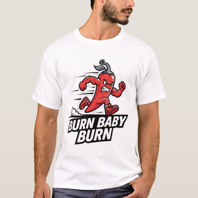T-shirt ADOM Brûle Bébé Brûle Chili (Devant)