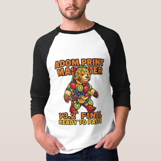 T-shirt Adom Print Master V3.2 Final (Devant)