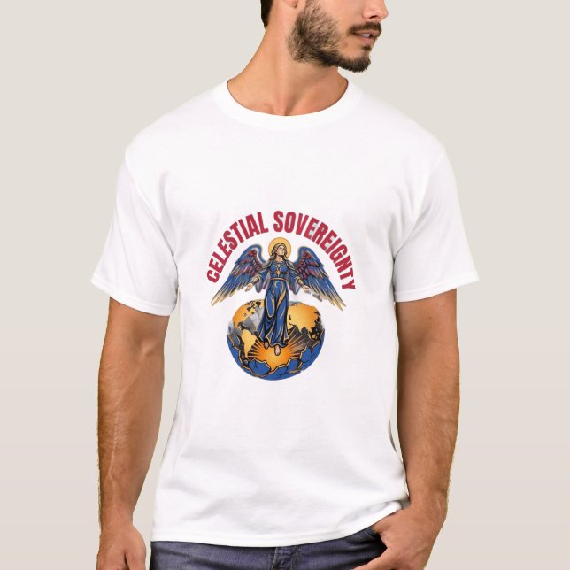 T-shirt ADOM Souveraineté Céleste Ange (Devant)