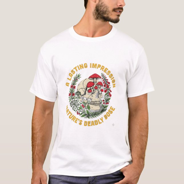 T-shirt ADOM Tee-shirt Champignon Empreinte Durable (Devant)