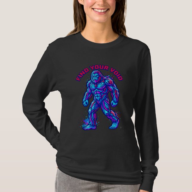 T-shirt ADOM Trouvez Votre Vide Cyber Singe (Devant)
