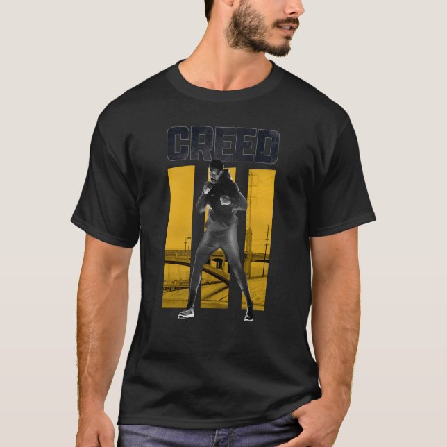 T-shirt Adonis Creed Pose avec III Jaune (Devant)