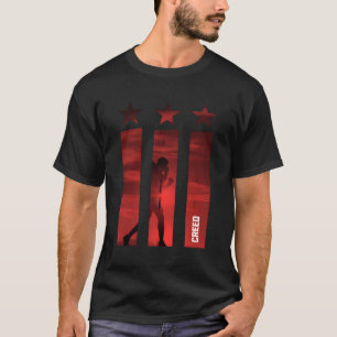 T-shirt Adonis Cret 3 Étoiles 3 Bars Rouge