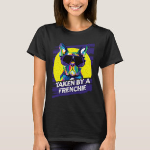 T-shirt Adopté par un chien de sauvetage Frenchie Bouledog
