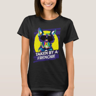 T-shirt Adopté par un chien de sauvetage Frenchie Bouledog
