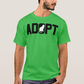 T-shirt Adopter Adopter des animaux rétro