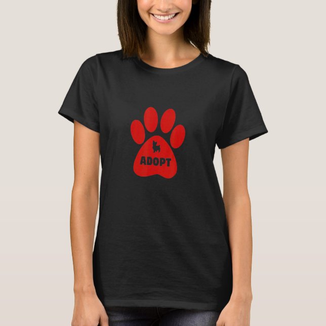 T-shirt Adopter Chats Chatons Animaux de compagnie Ne pas  (Devant)