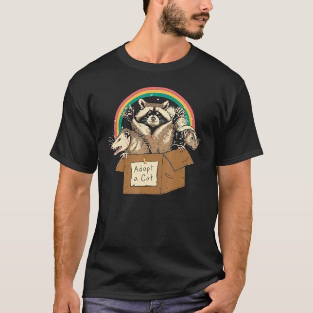 T-shirt Adopter des chats interdits 1 (Devant)