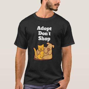 T-shirt Adopter Donu2019t Acheter Animaux de compagnie Ani