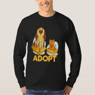 T-shirt Adopter le fournisseur d'animaux de compagnie