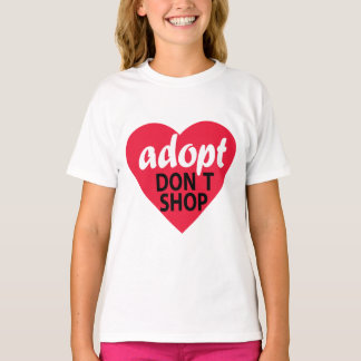 T-shirt Adopter le magasin de points