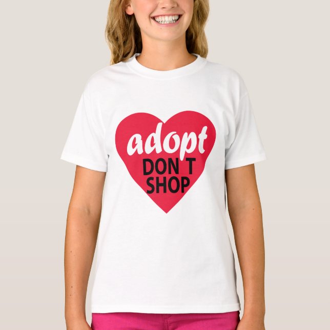 T-shirt Adopter le magasin de points (Devant)