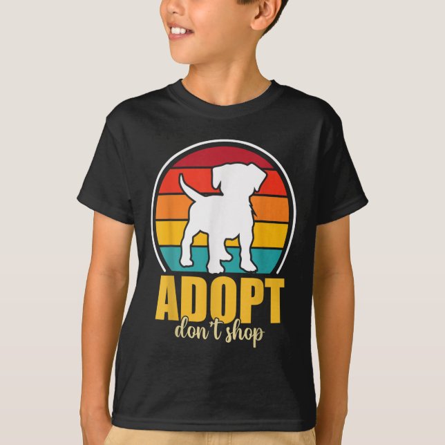 T-shirt Adopter le magasin de points (Devant)