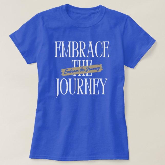 T-shirt Adopter le voyage (Design devant)