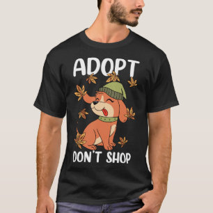 T-shirt Adopter les Amoureux de les chiens de magasin
