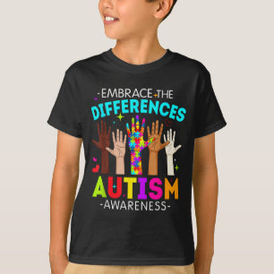 T-shirt Adopter les différences autisme sensibilisation au