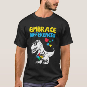 T-shirt Adopter les différences Dino garçons tout-petit Se