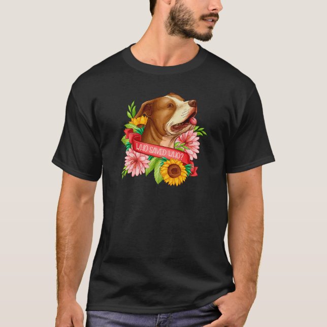 T-shirt Adopter Ne pas Acheter Animal Pitbull Pibble Maman (Devant)
