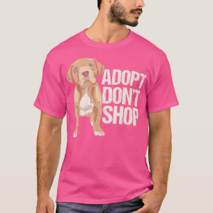 T-shirt Adopter Ne pas acheter Chien Secourir Cadeau