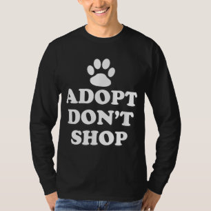 T-shirt Adopter Ne pas Acheter Les Droits Des Animaux Seco