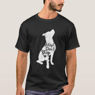 T-shirt Adopter Ne Pas Acheter Secourir Pitbull Chien race