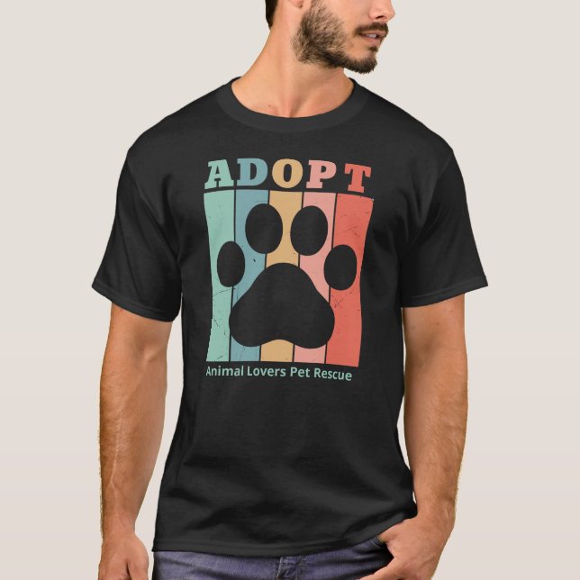 T-shirt Adopter sur mesure (Devant)