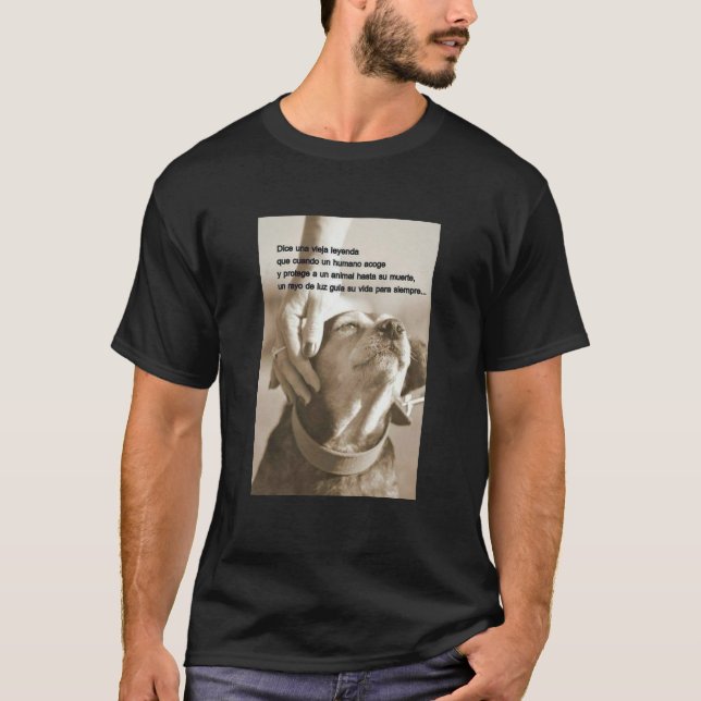 T-shirt adopter un animal (Devant)