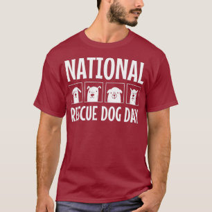 T-shirt adopter un cadeau de chien pour Chiens Secourus Ch