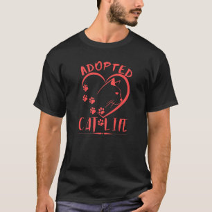 T-shirt Adopter Un Chat  Adoption  Chat  Pour empreinte de