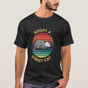 T-shirt Adopter un chat de rue   opossum