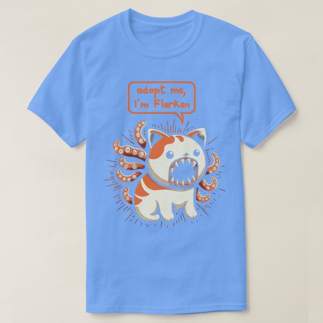 T-shirt Adopter un chat Flerken (Design devant)