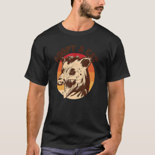 T-shirt Adopter Un Chat Possum Awesome Opossum