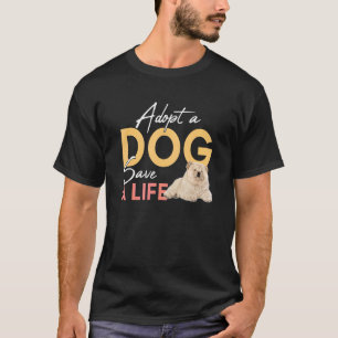 T-shirt Adopter Un Chien Sauver Une Secourt De Vie Chow Ch