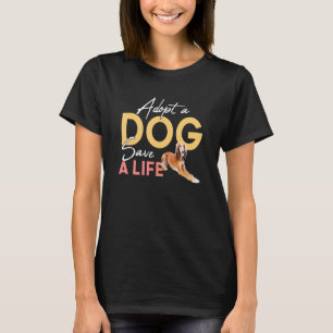 T-shirt Adopter Un Chien Sauver Une Secourt De Vie Saluki