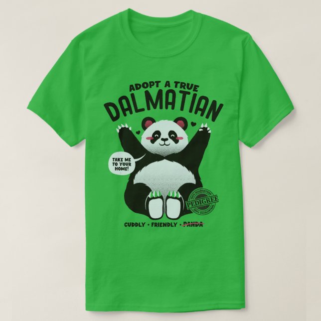 T-shirt Adopter un Dalmatien par Tobe Fonseca (Design devant)