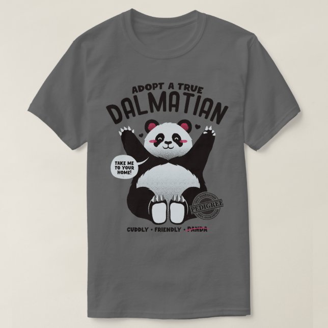 T-shirt Adopter un Dalmatien par Tobe Fonseca (Design devant)