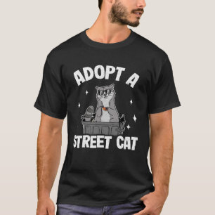 T-shirt Adopter Un Rat Raccoon 1