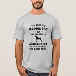 T-shirt Adopter un Weimaraner Chien Bonheur