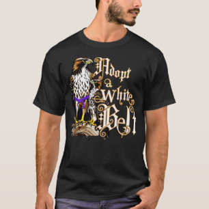 T-shirt Adopter une ceinture blanche