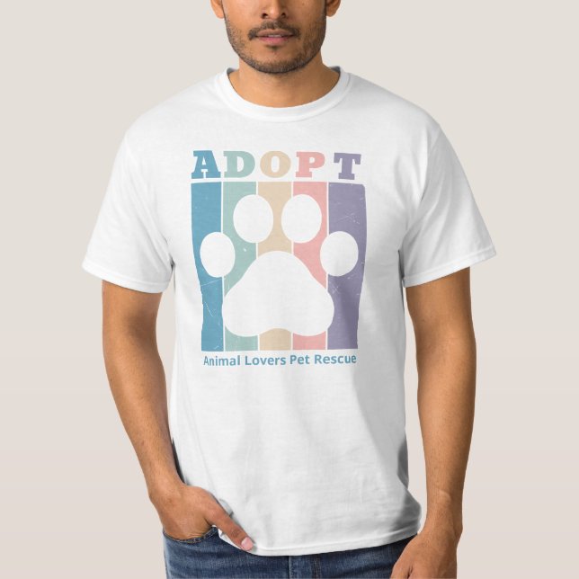 T-shirt Adopter une coutume colorée (Devant)