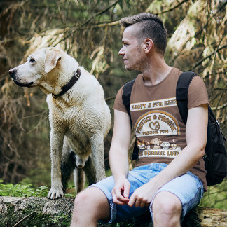 T-shirt Adopter une fourrure bébé fournir et protéger l'am