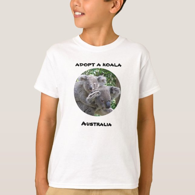 T-SHIRT ADOPTER UNE KOALA... (Devant)