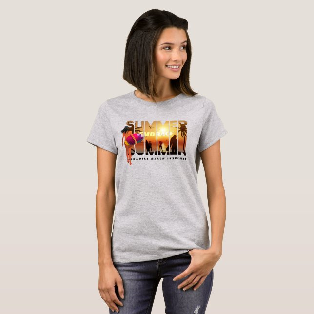 T-shirt Adoptez l'été | Femmes (Devant entier)