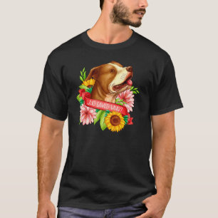 T-shirt Adoptez Ne Pas Acheter Animal Pitbull Pibble Maman