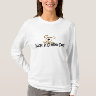 T-shirt Adoptez un chien d'abri