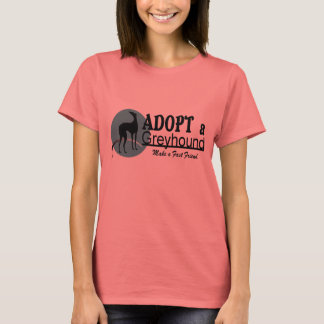 T-shirt Adoptez un logo Greyhound Dog